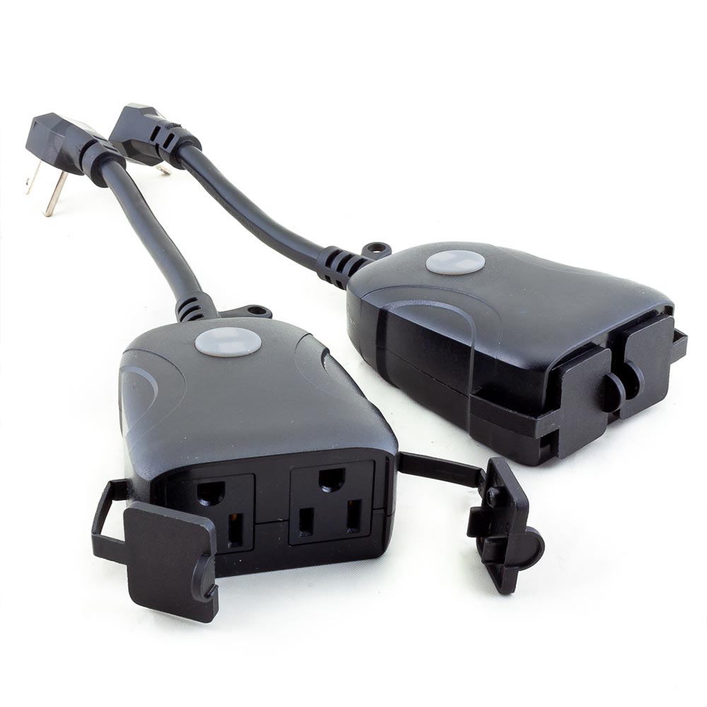 feit electric dual outlet outdoor smart plugs - GTM Discount