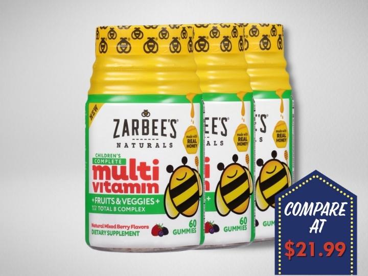 Zarbee’s Multi Vitamin Gummies for Children 60 ct