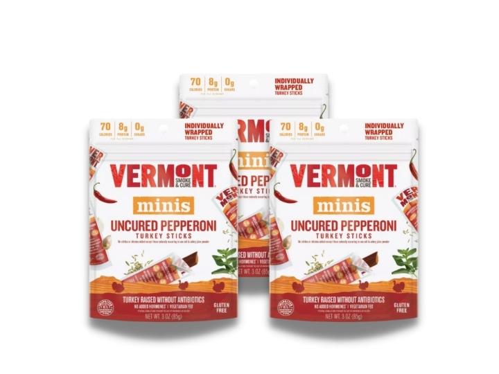 Vermont Uncured Pepperoni Mini Turkey Sticks 3 oz