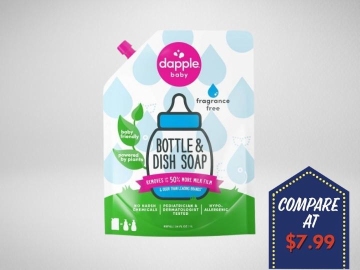 Dapple Baby Bottle & Dish Soap 34 oz