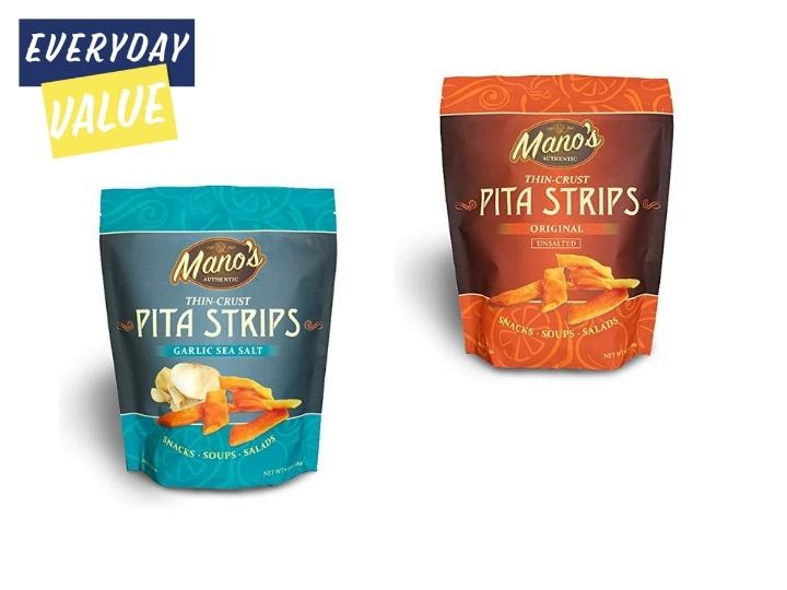 Mano's Pita Strips Snack Assorted Flavors 6.5 oz
