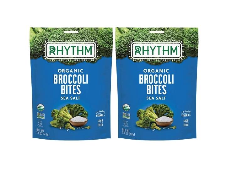 Rhythm Organic Broccoli Bites With Sea Salt Snack 1.4 oz