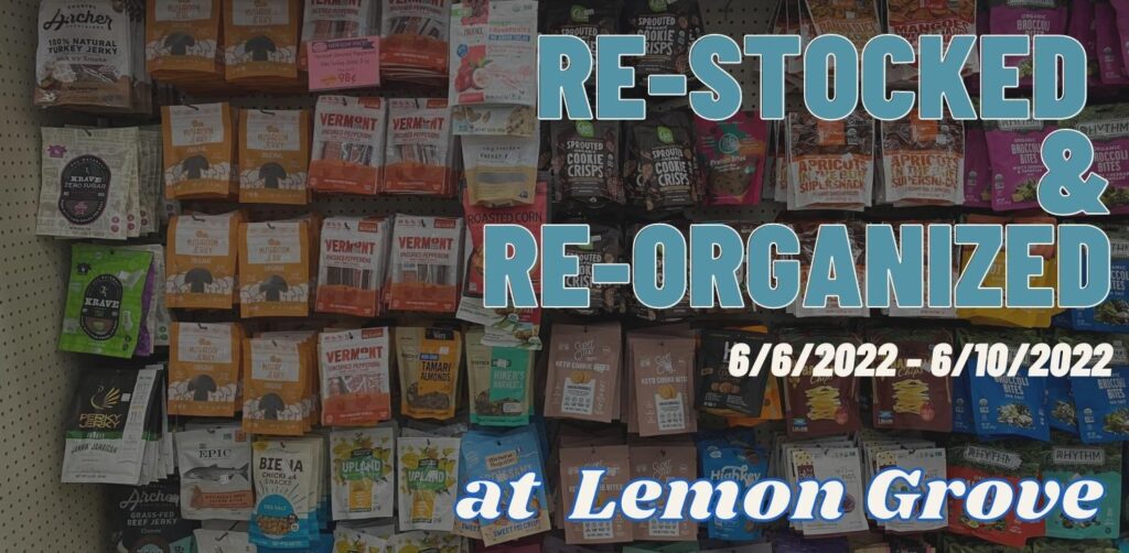 ReStocked & at Lemon Grove! GTM Discount General Stores
