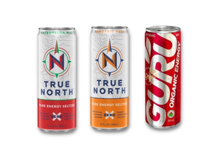 True North or Guru Energy Drinks - Assorted Flavors 8.4 oz - 12 oz