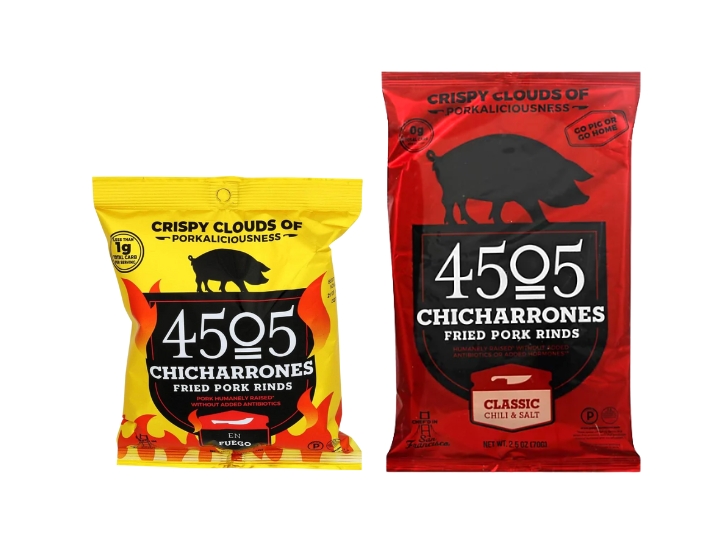 4505 ChicharronesFried Pork Rinds Assorted Flavors 1.1 oz - 2.5 oz