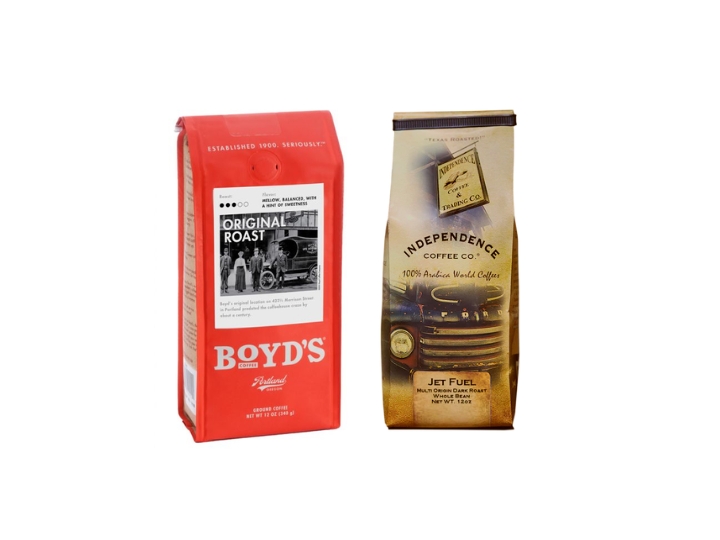 Boyd's or Independence Assorted Whole Bean or Ground Coffee