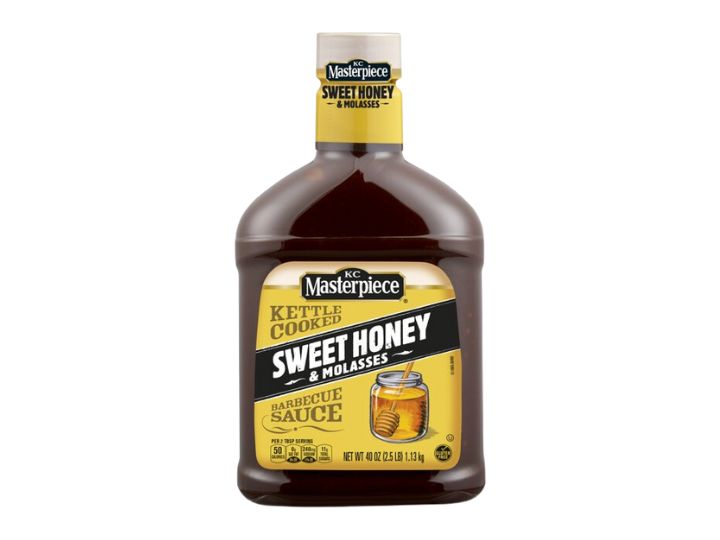 KC Masterpiece Kettle Cooked Sweet Honey & Molasses BBQ Sauce 40 oz
