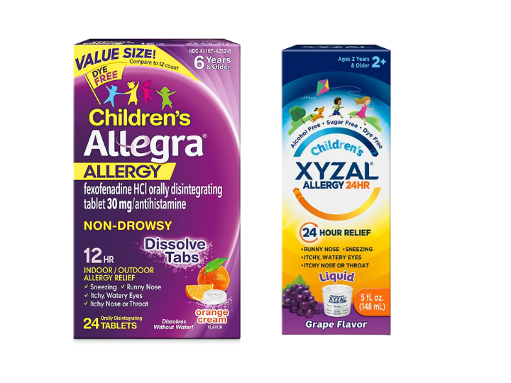 Children's Allegra Allergy 24 ct or Children's Xyzal 24HR Allergy Relief 5 fl oz