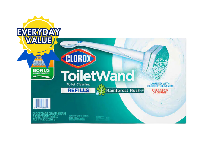 Clorox ToiletWand Toilet Cleaning Refills + Wand 36 ct